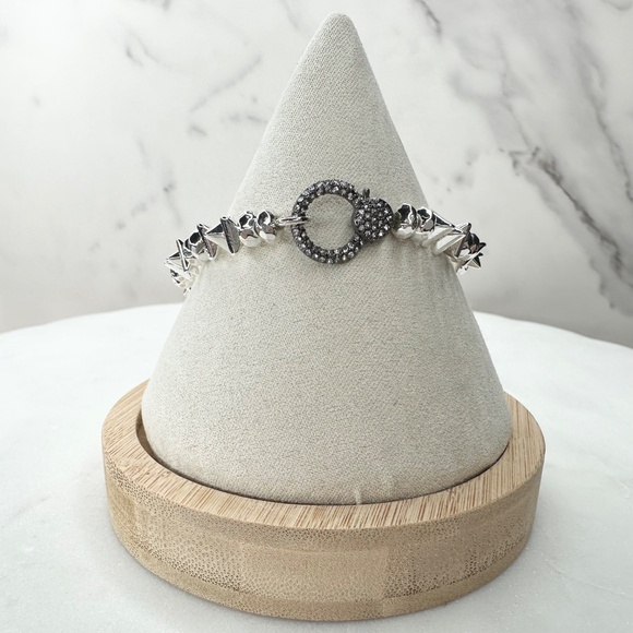 Bomb Party Fall Stacks Delicate Hematite Details RBP7822 NWT - Picture 4 of 10